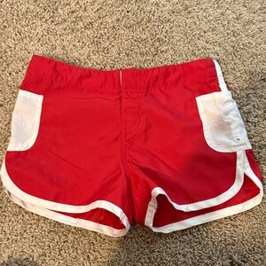 Red and White Girl’s Shorts
